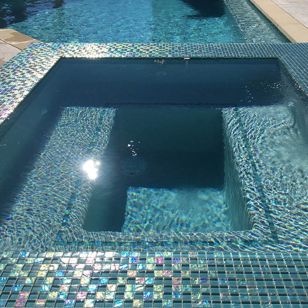 Turquoise, 1" x 1" - Glass Tile - Image 2
