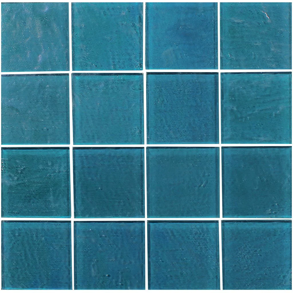 Turquoise, 3" x 3" - Glass Tile