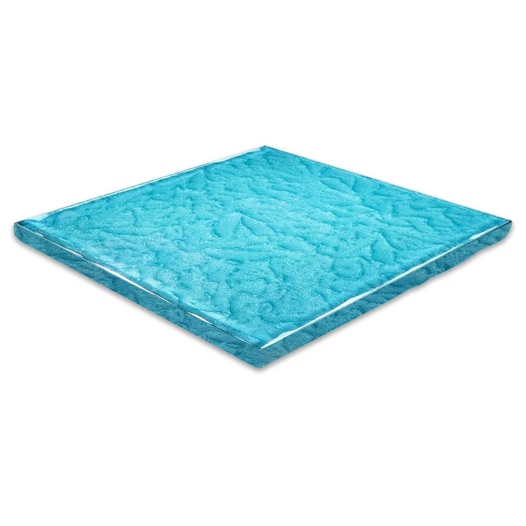 Turquoise, 6" x 6" - Glass Tile - Image 5