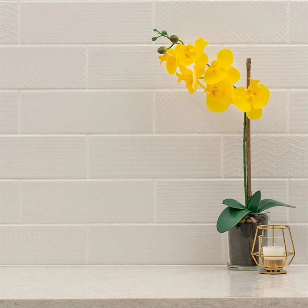 Crema 3D Mix, 4" x 12" - Ceramic Tile - Image 4