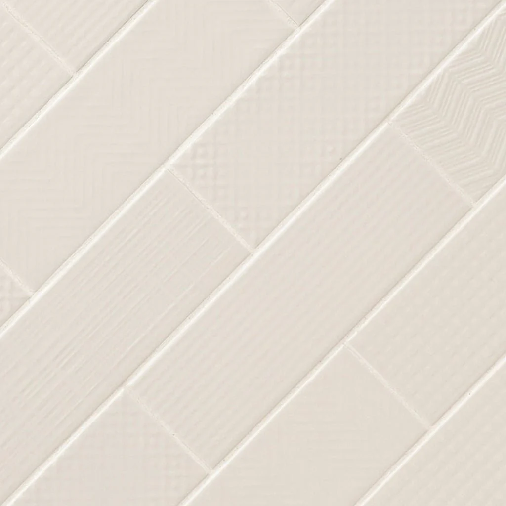 Crema 3D Mix, 4" x 12" - Ceramic Tile - Image 6