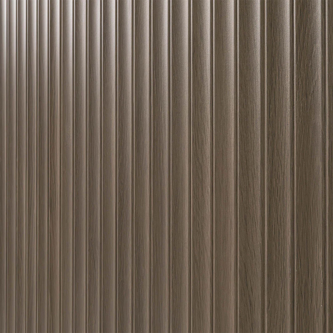 Urbanslat Flute Umber, 16" x 48" - Ceramic Tile - Image 3