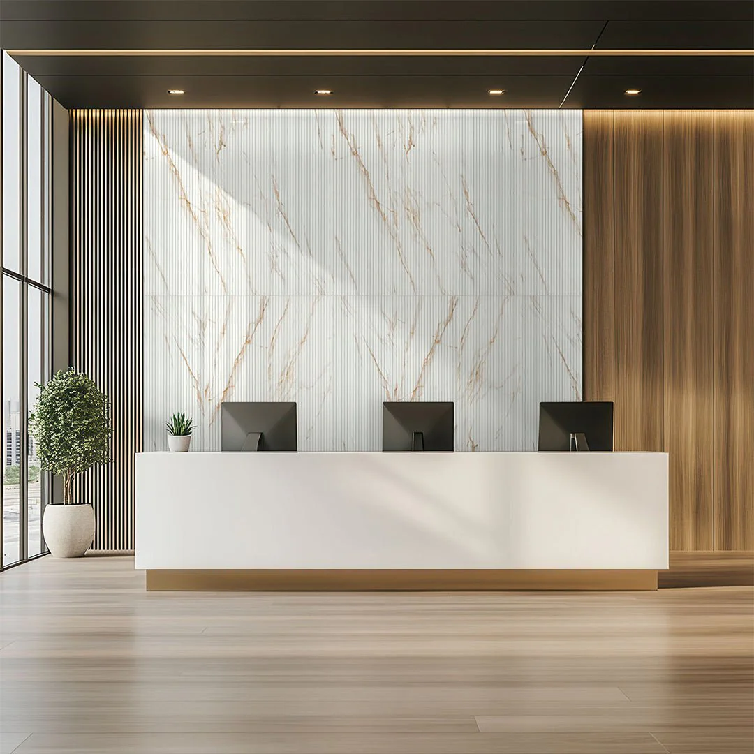 Urbanslat Marmi Gold, 16" x 48" - Ceramic Tile - Image 8
