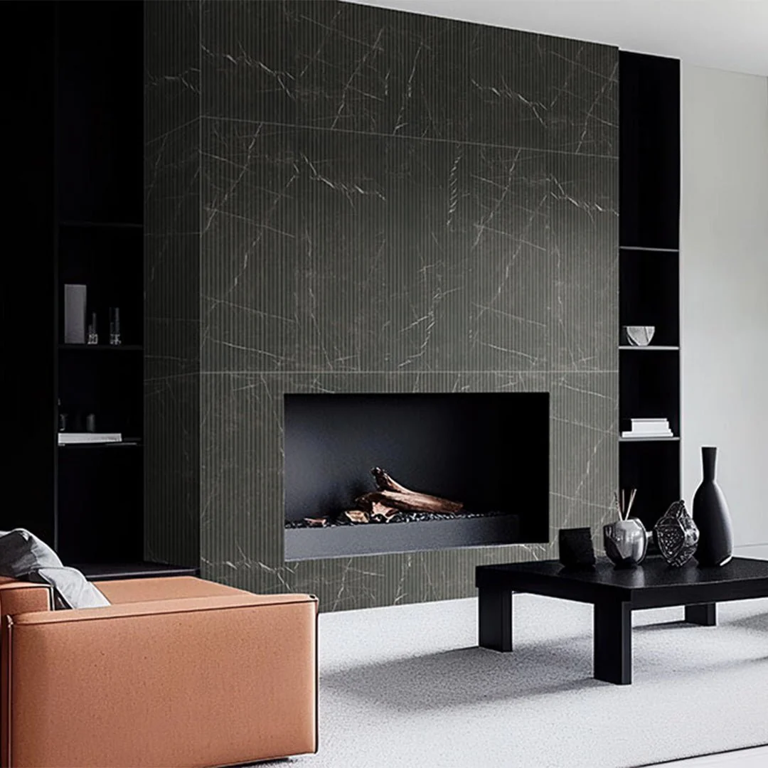 Urbanslat Marmi Noir, 16" x 48" - Ceramic Tile - Image 3