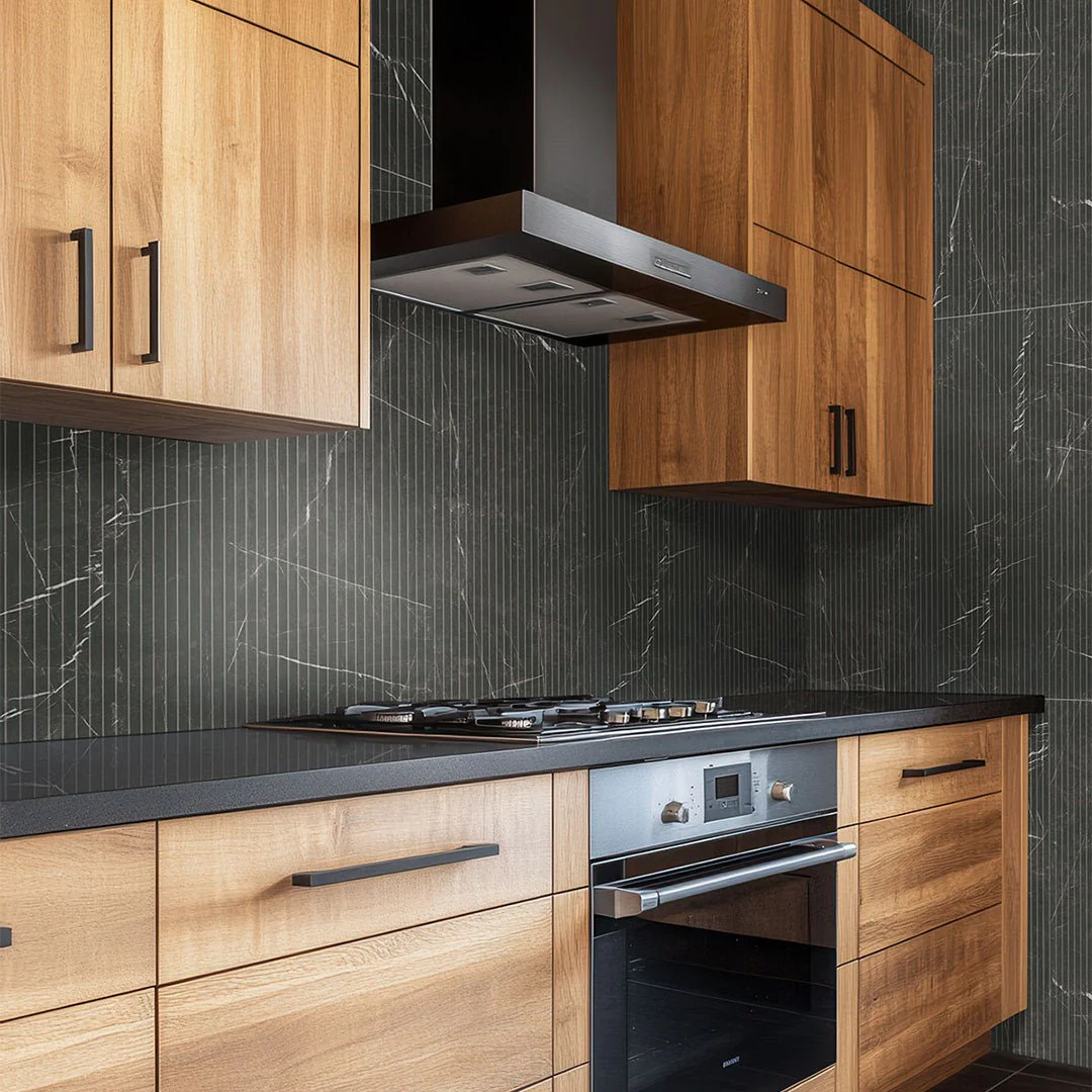 Urbanslat Marmi Noir, 16" x 48" - Ceramic Tile - Image 4
