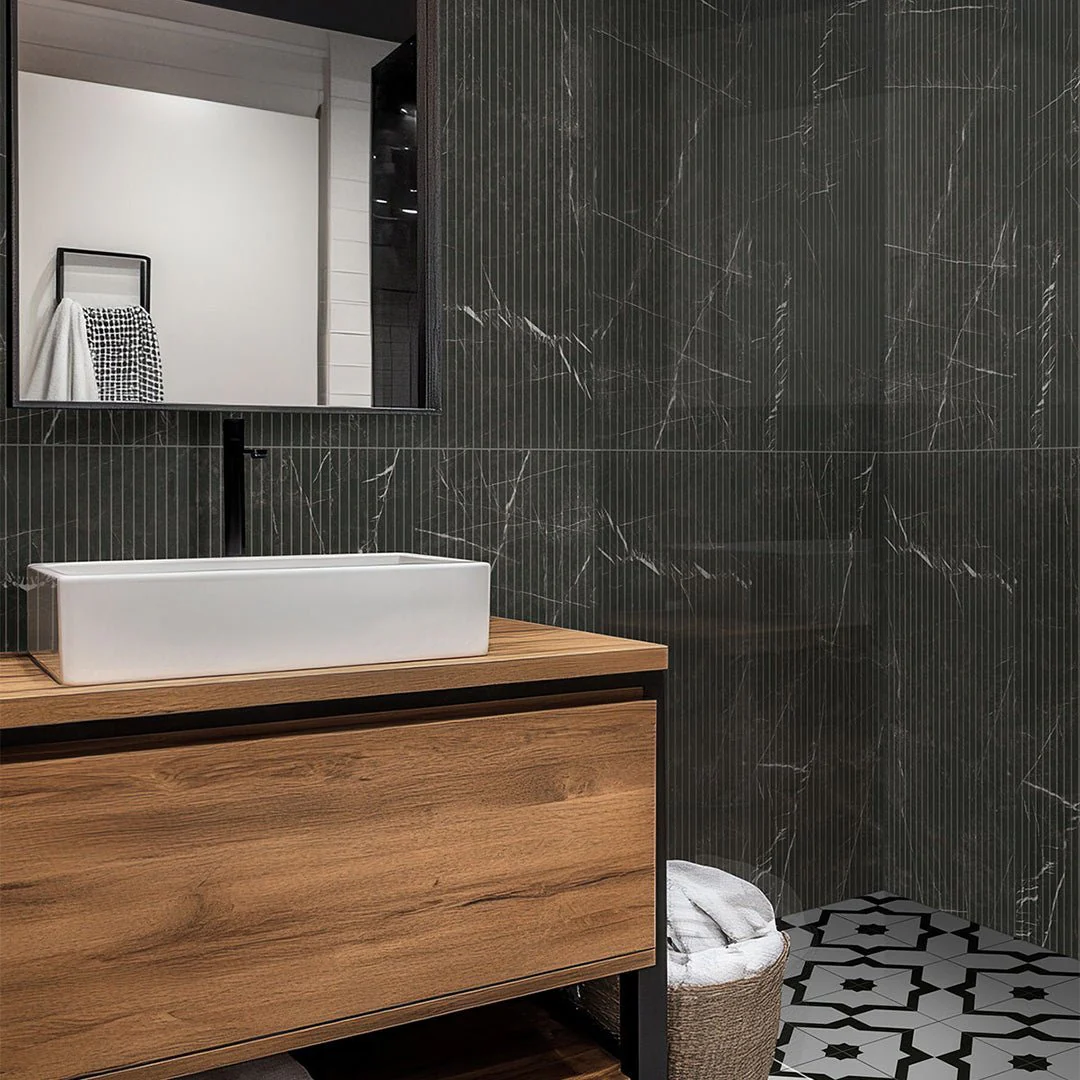 Urbanslat Marmi Noir, 16" x 48" - Ceramic Tile - Image 7