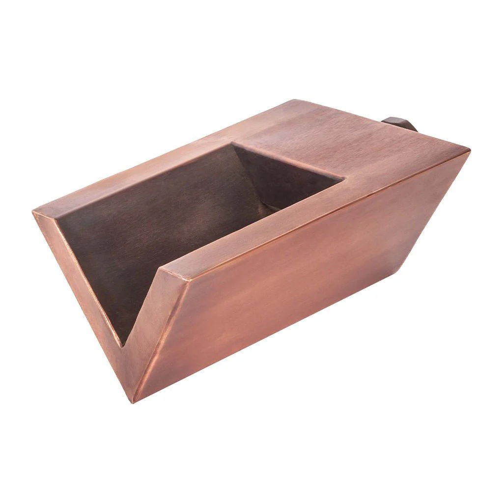 V-Shaped Scupper - Outdoor Water Feature - Image 2
