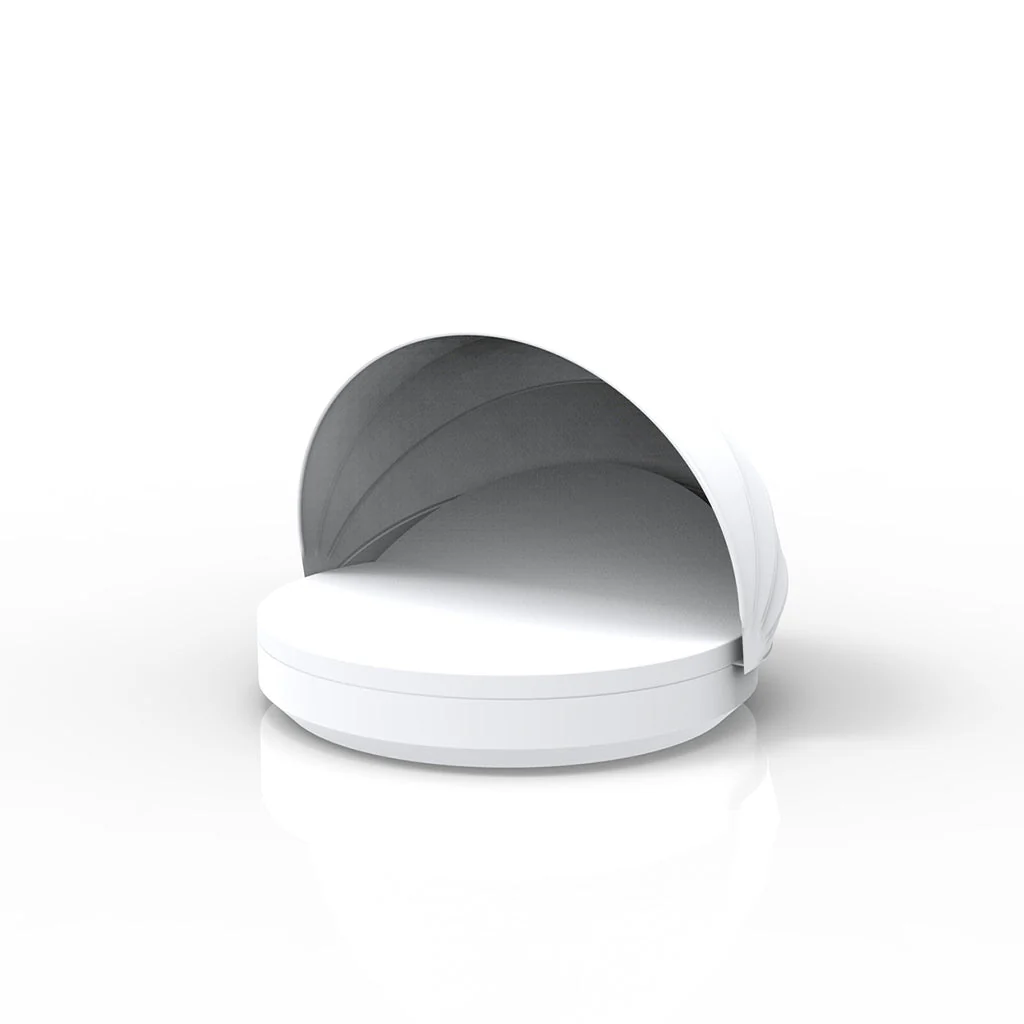 Vela Round Daybed with Reclining Backrest and Sunroof - Outdoor Furniture - Image 2