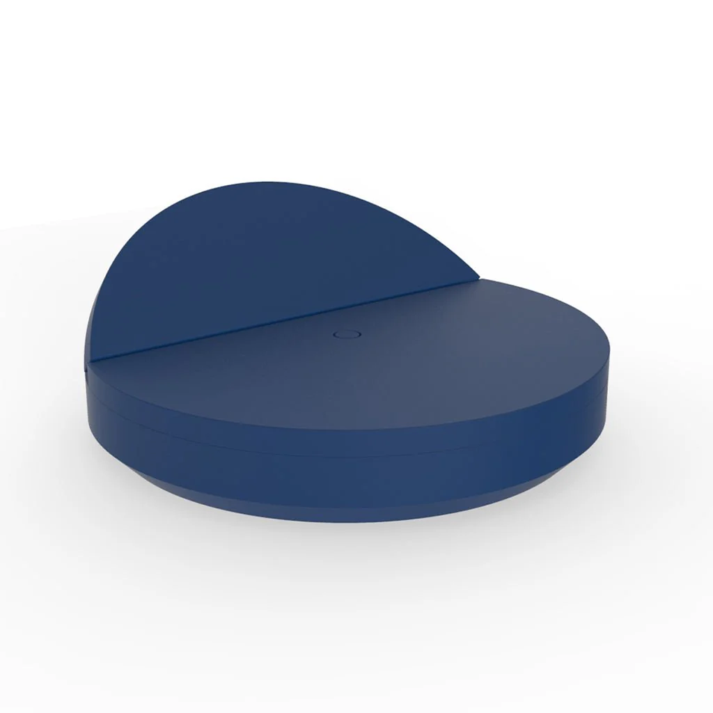 Vela Round Daybed with Reclining Backrest - Outdoor Furniture - Image 12