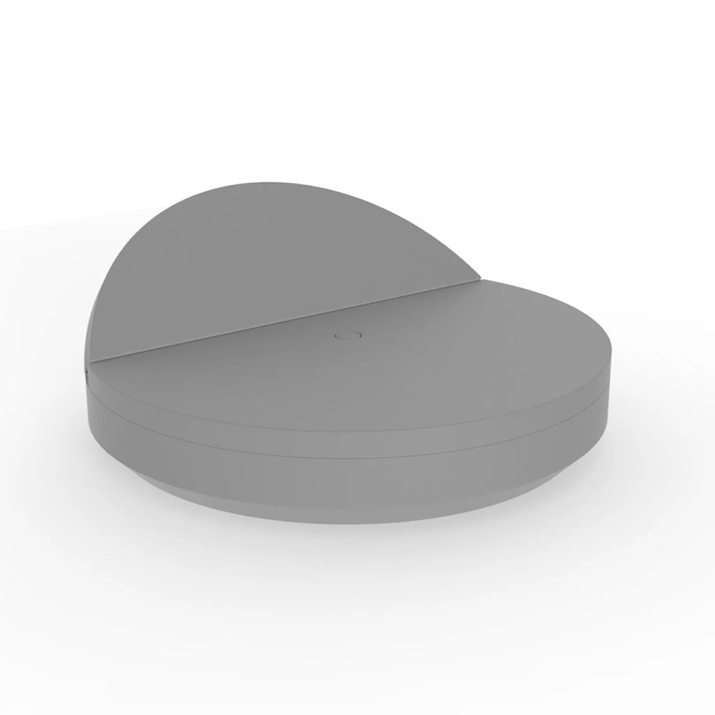 Vela Round Daybed with Reclining Backrest - Outdoor Furniture - Image 14