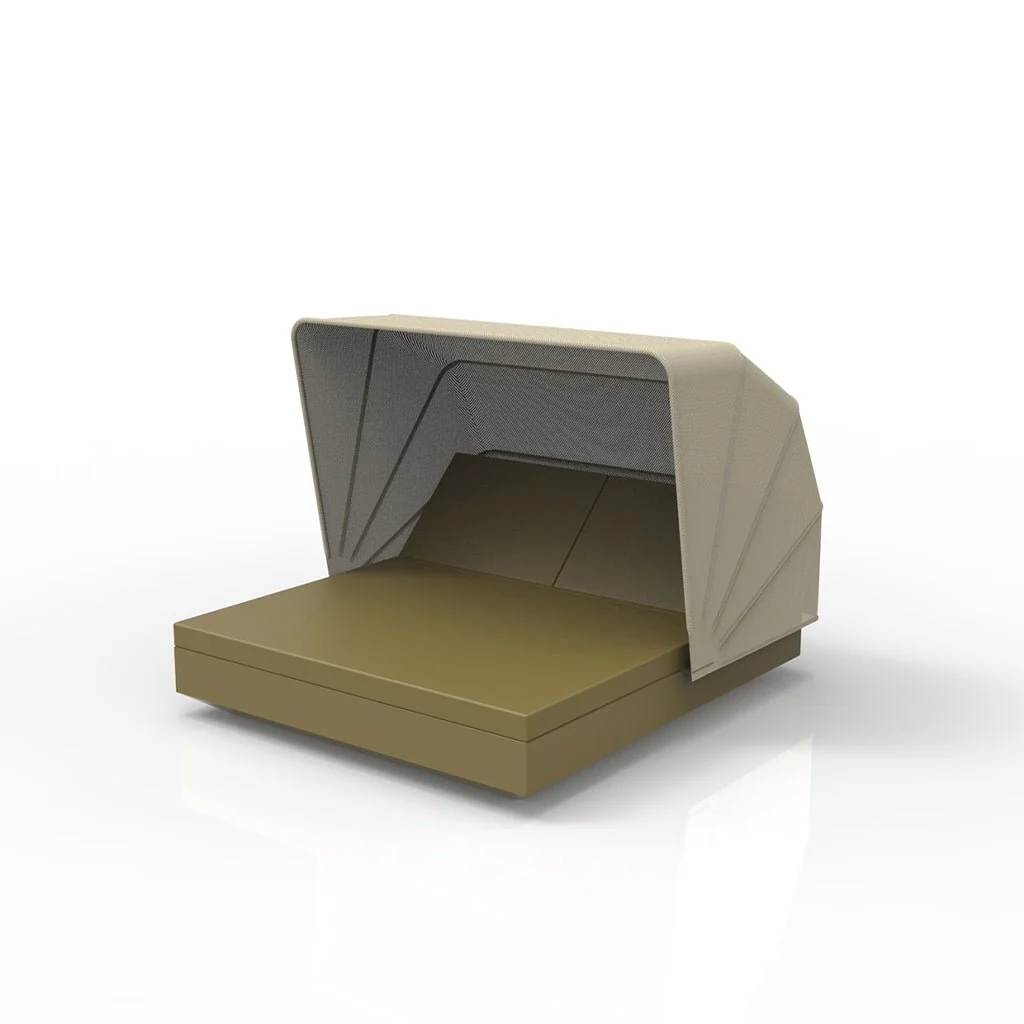 Vela Square Daybed with Sunroof - Outdoor Furniture - Image 11
