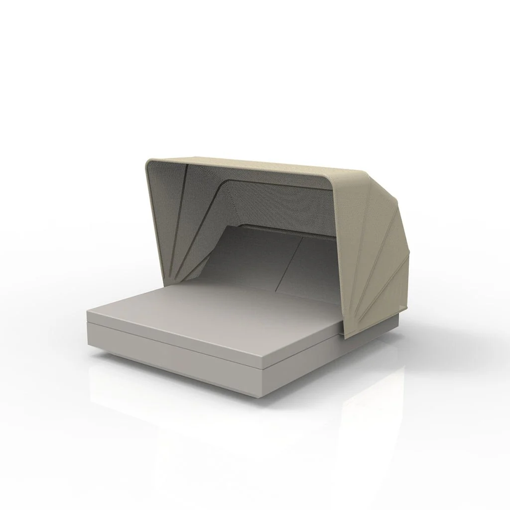 Vela Square Daybed with Sunroof - Outdoor Furniture - Image 15