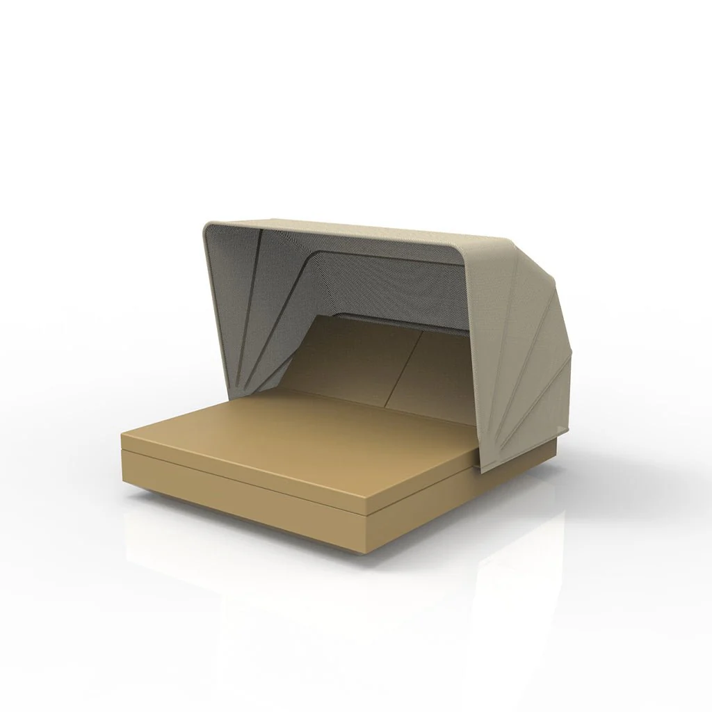 Vela Square Daybed with Sunroof - Outdoor Furniture - Image 4