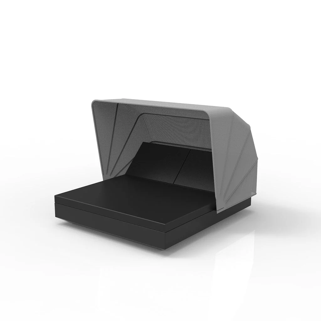 Vela Square Daybed with Sunroof - Outdoor Furniture - Image 5