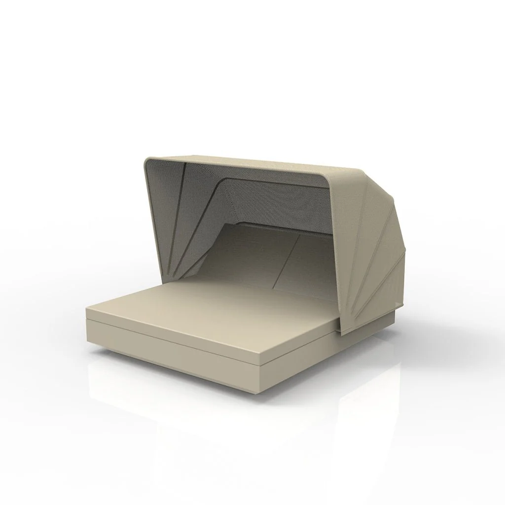 Vela Square Daybed with Sunroof - Outdoor Furniture - Image 8