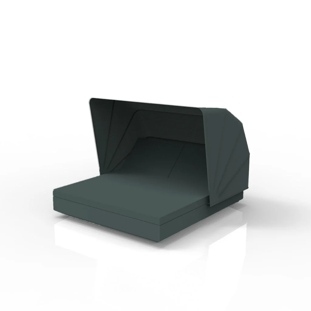 Vela Square Daybed with Sunroof - Outdoor Furniture - Image 9