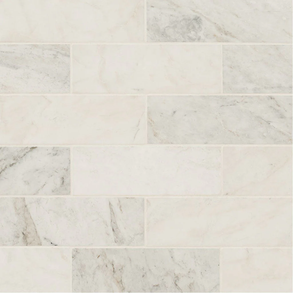 Venato White, 4" x 12" - Stone Tile