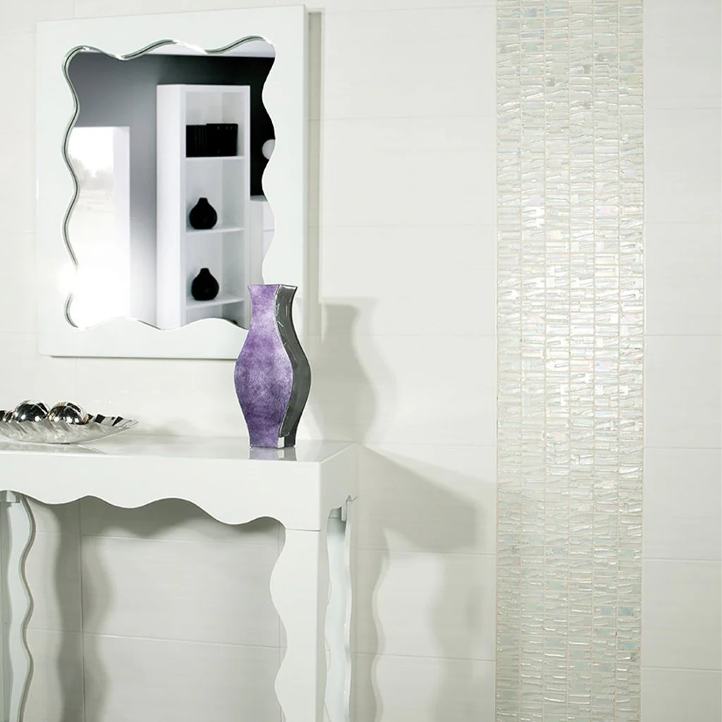 Venus - White, 1" x 2" - Glass Tile - Image 3
