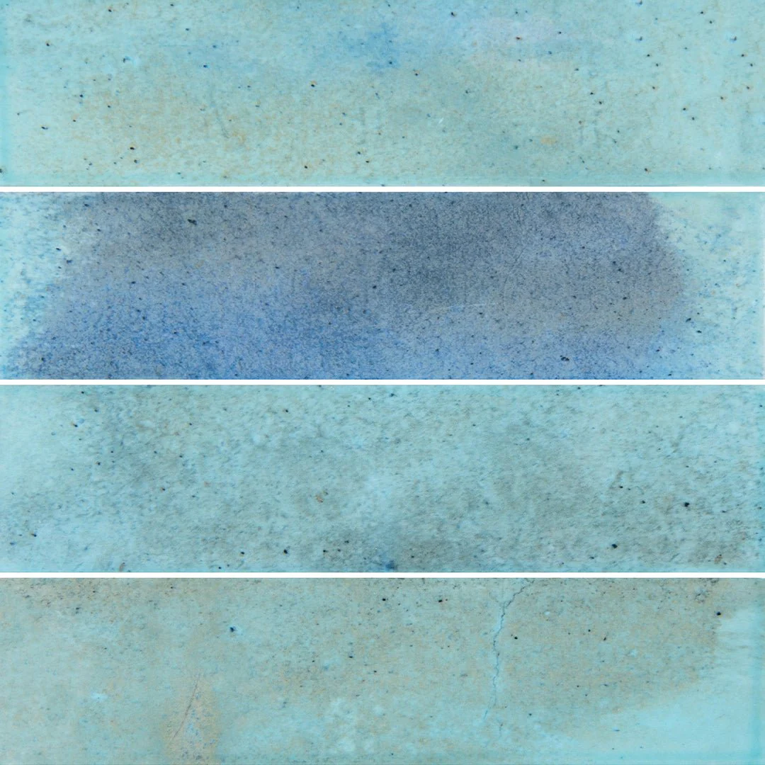 Verdigris Field, 3" x 12" - Porcelain Tile