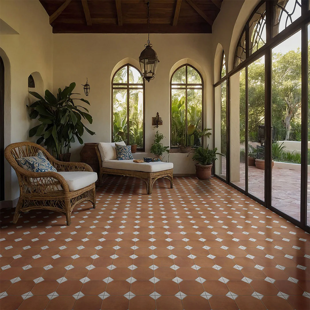 Via Bianchi Cotto 13" x 13" - Porcelain Tile - Image 2