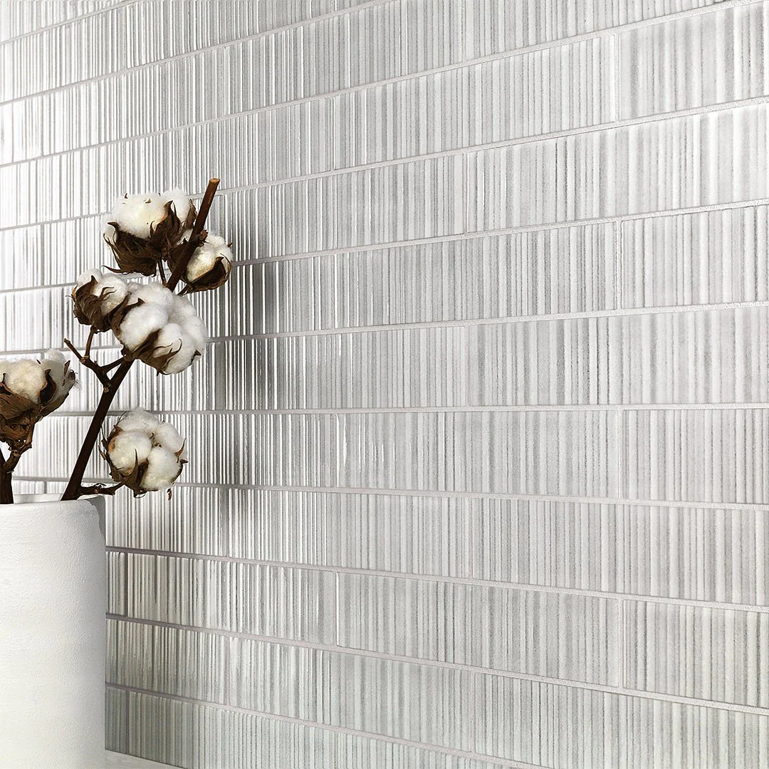 Vibrant Grey Glossy, 2" x 9" - Porcelain Tile - Image 4