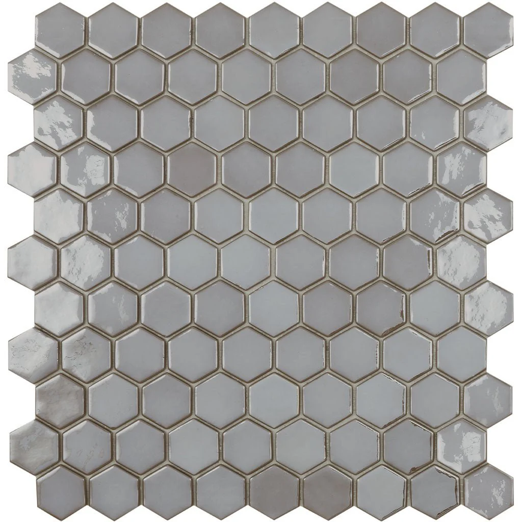 Coffee, Hexagon Mosaic - Glass Tile