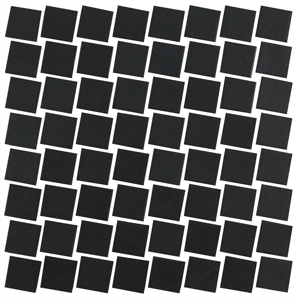 Lume Black Matte, 1.5" Mosaic - Glass Tile