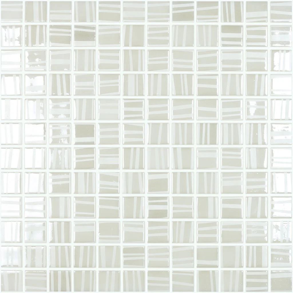 Tender White, 1" x 1" - Glass Tile