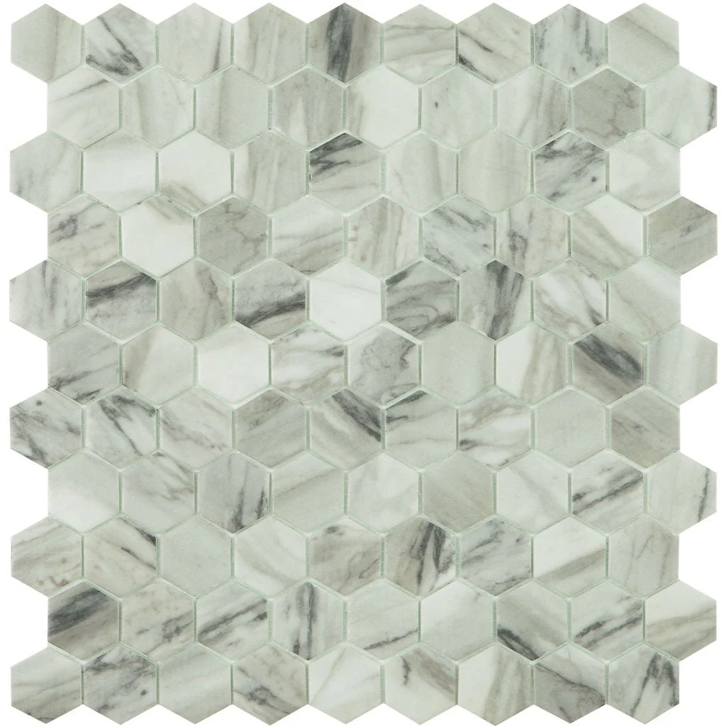 Vienna, Hexagon Mosaic - Glass Tile