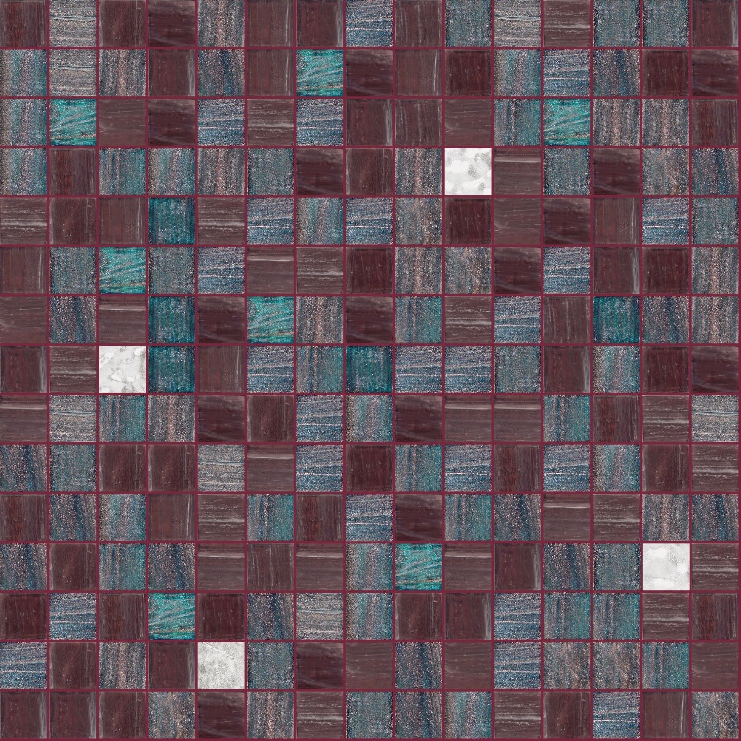 Vivid, 3/4" x 3/4" - Glass Tile