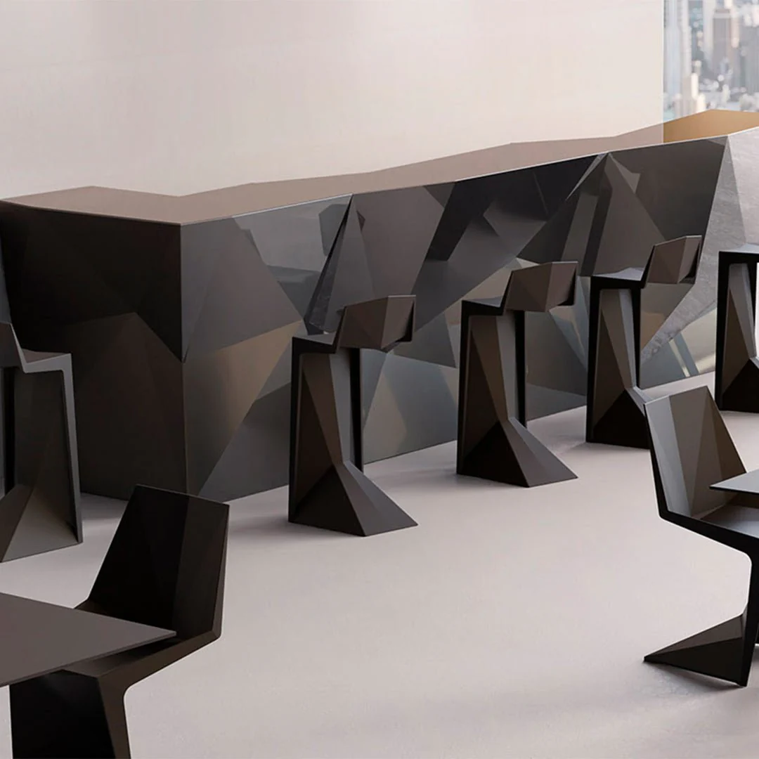 Voxel Bar Stool (Set of 4) - Modern Patio Furniture