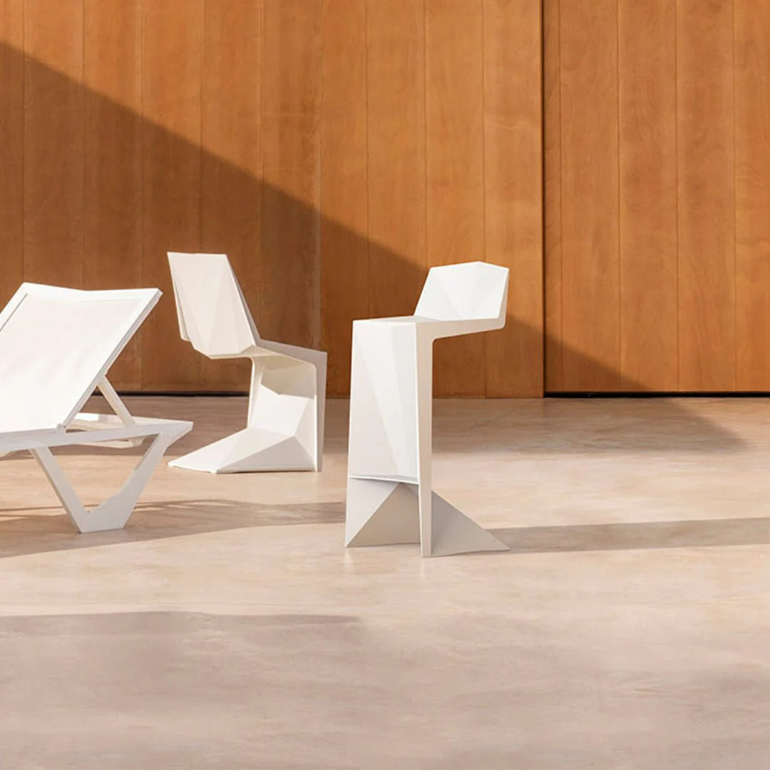 Voxel Bar Stool (Set of 4) - Modern Patio Furniture - Image 3