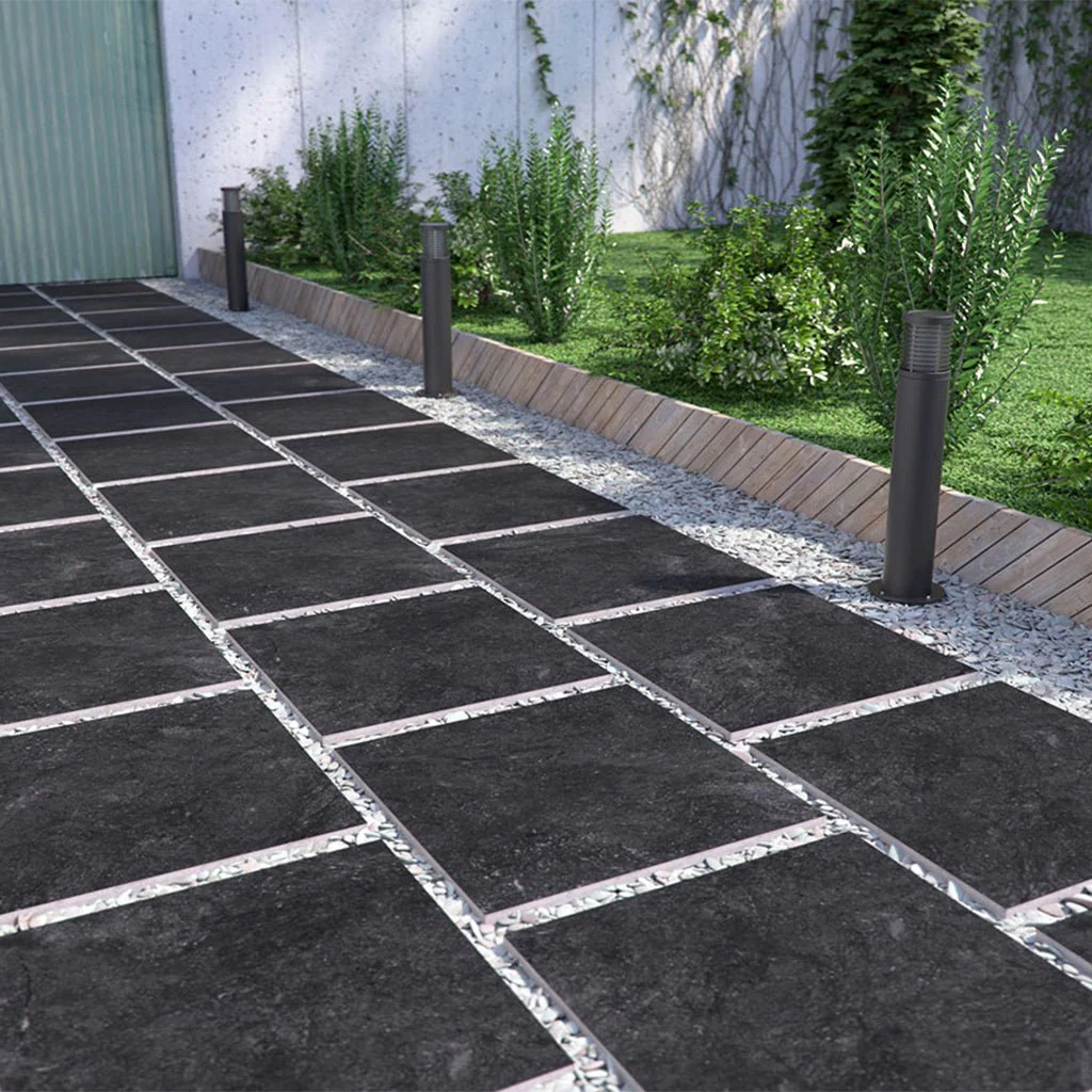 Vulkon Nero, 24" x 24" - 2CM Outdoor Porcelain Paver - Image 2