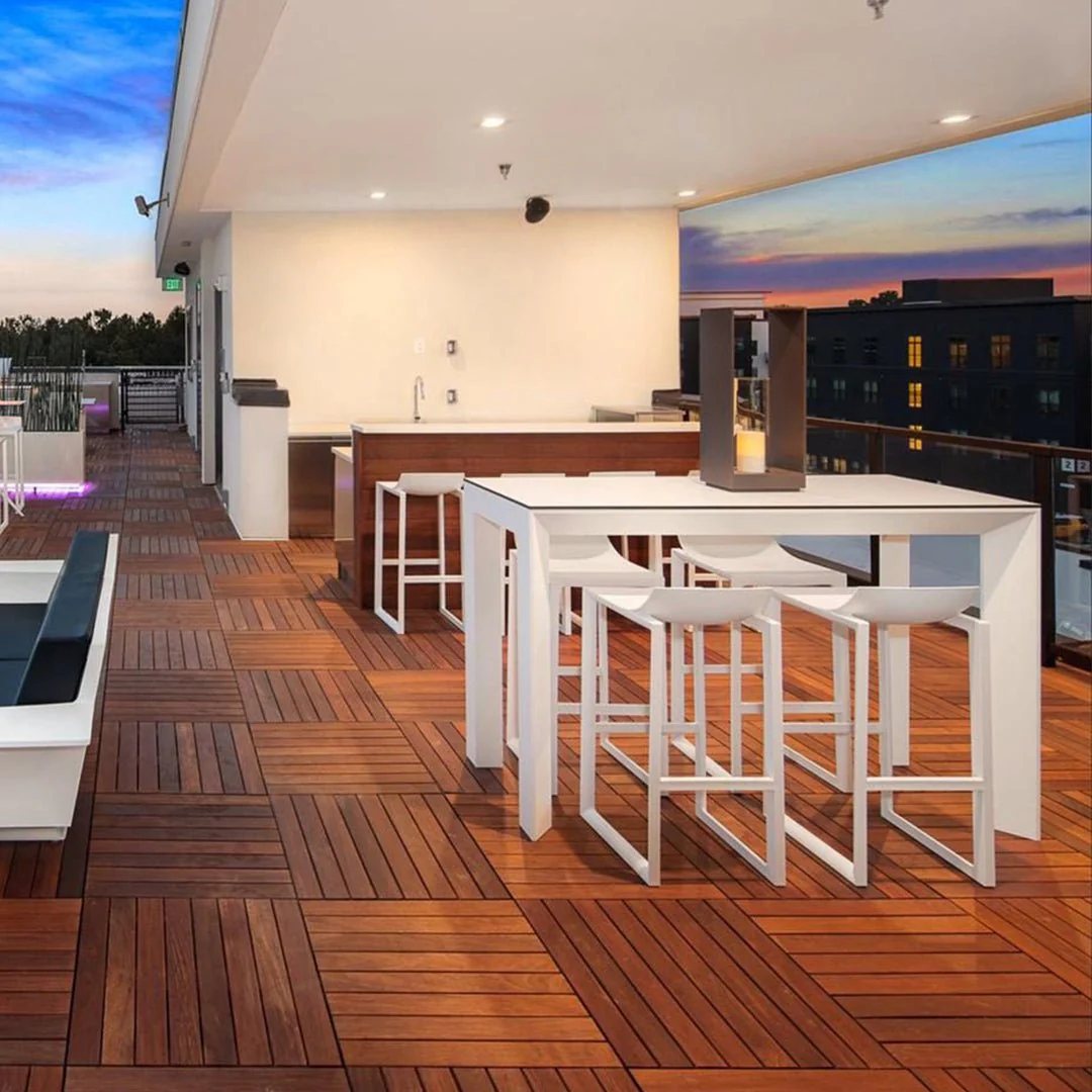 Wall Street Bar Stool (Set of 2) - Modern Patio Furniture - Image 6
