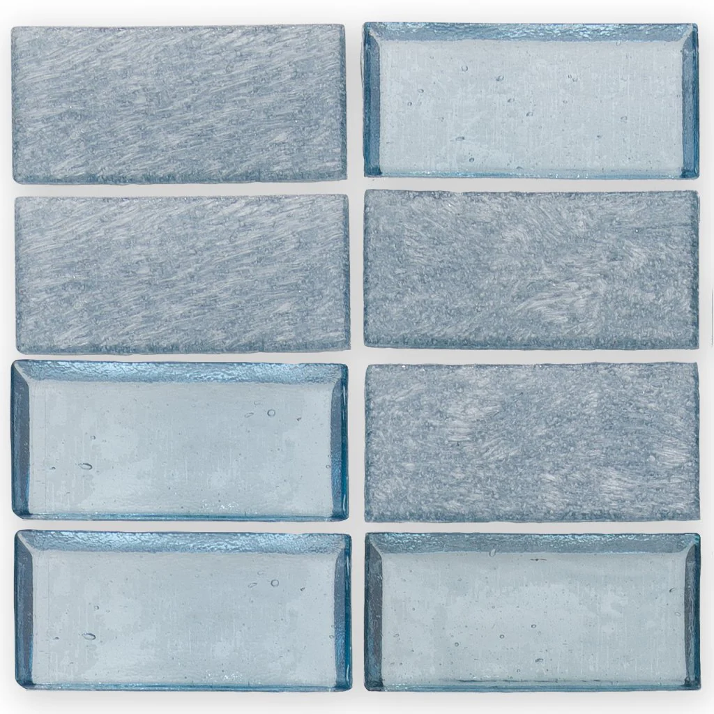 Wave, 1" x 2" Stacked - Glass Tile - Image 3