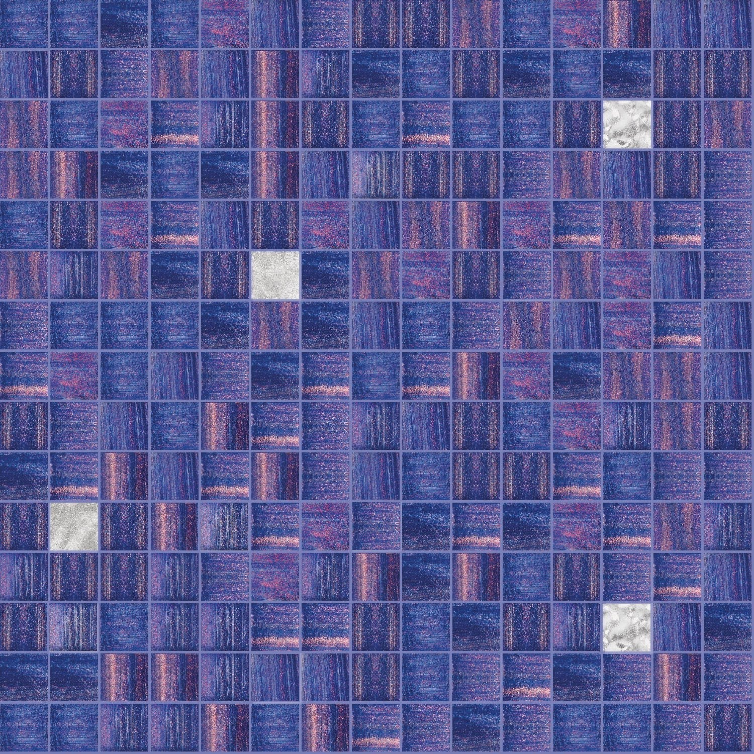 Whispering, 3/4" x 3/4" - Glass Tile