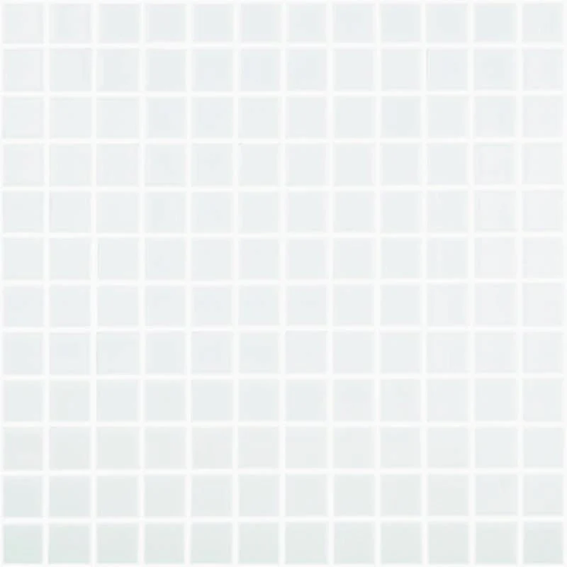 White, 1" x 1" - Glass Tile