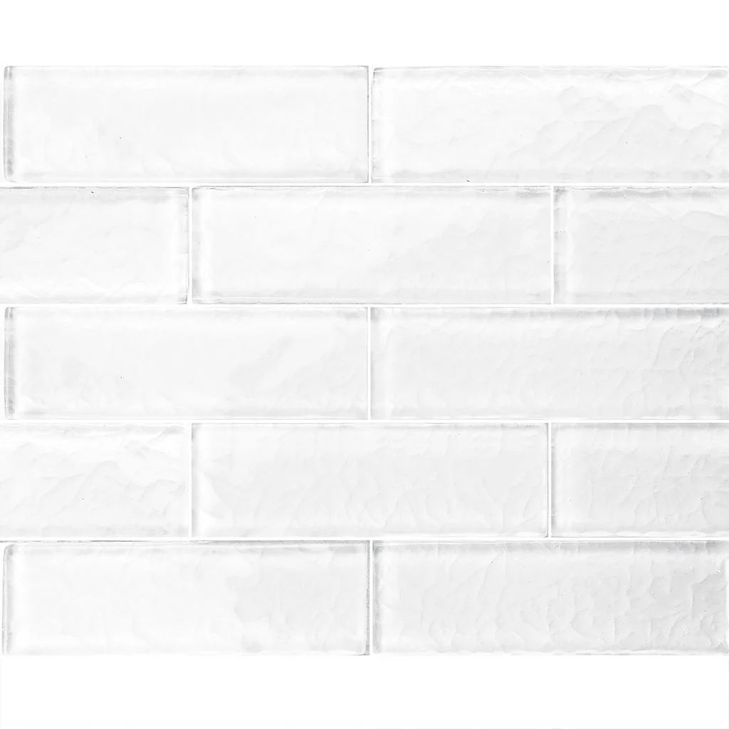 White, 2" x 6" - Glass Tile