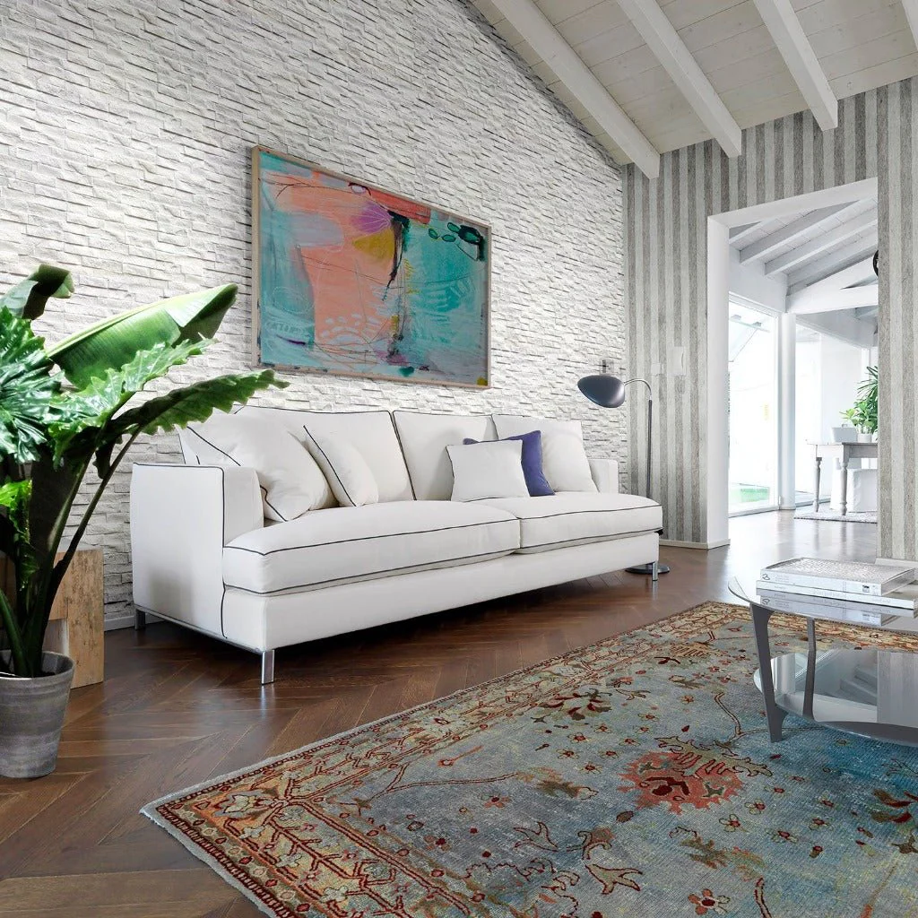 White, 3" x 15" - Porcelain Ledgerstone Tile - Image 3