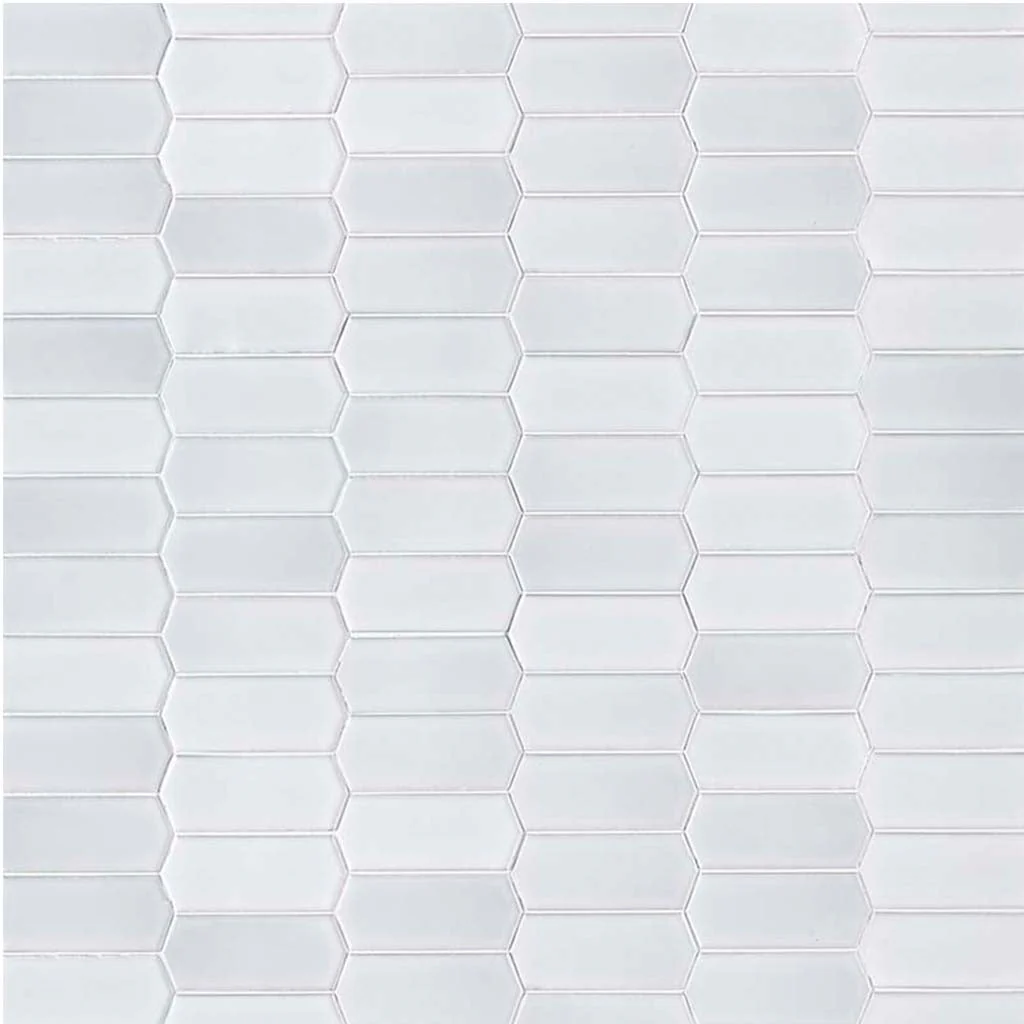 White Glossy Picket - Porcelain Tile