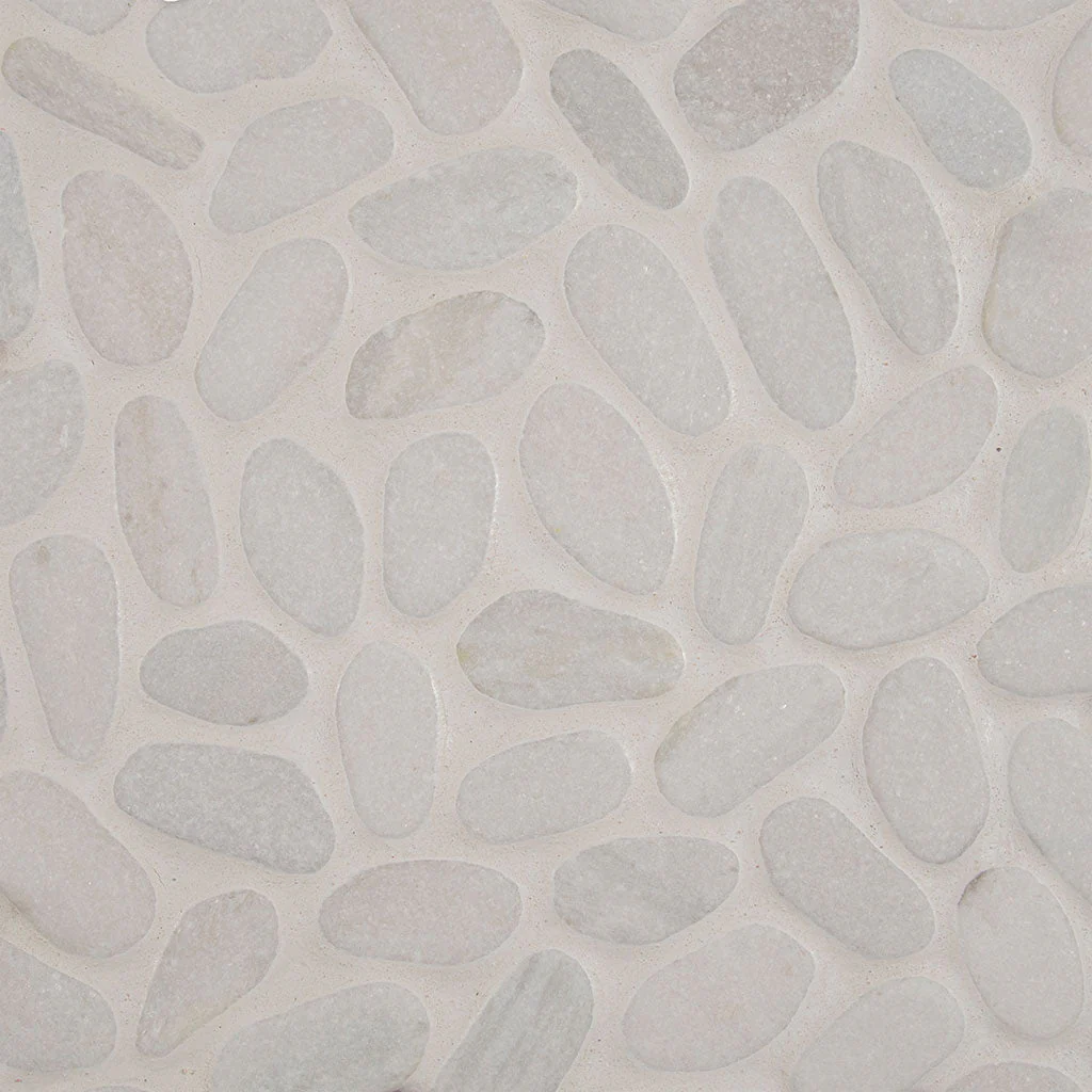 White Pebbles - Pebble Tile