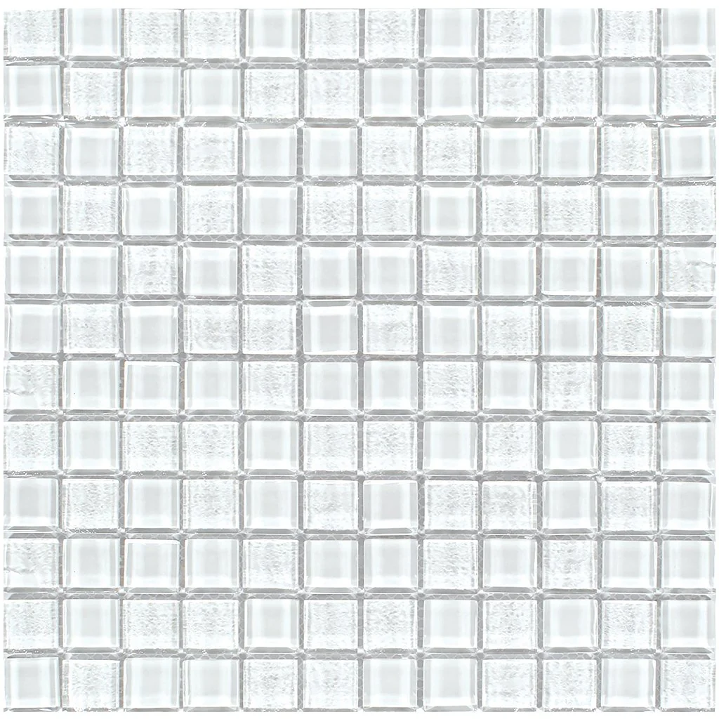 Whitestone, 1" x 1" - Glass Tile