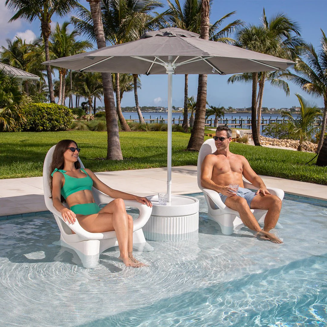 Woosah Chair with Tall Base (Set of Two) - Luxury Pool Chair - Image 11