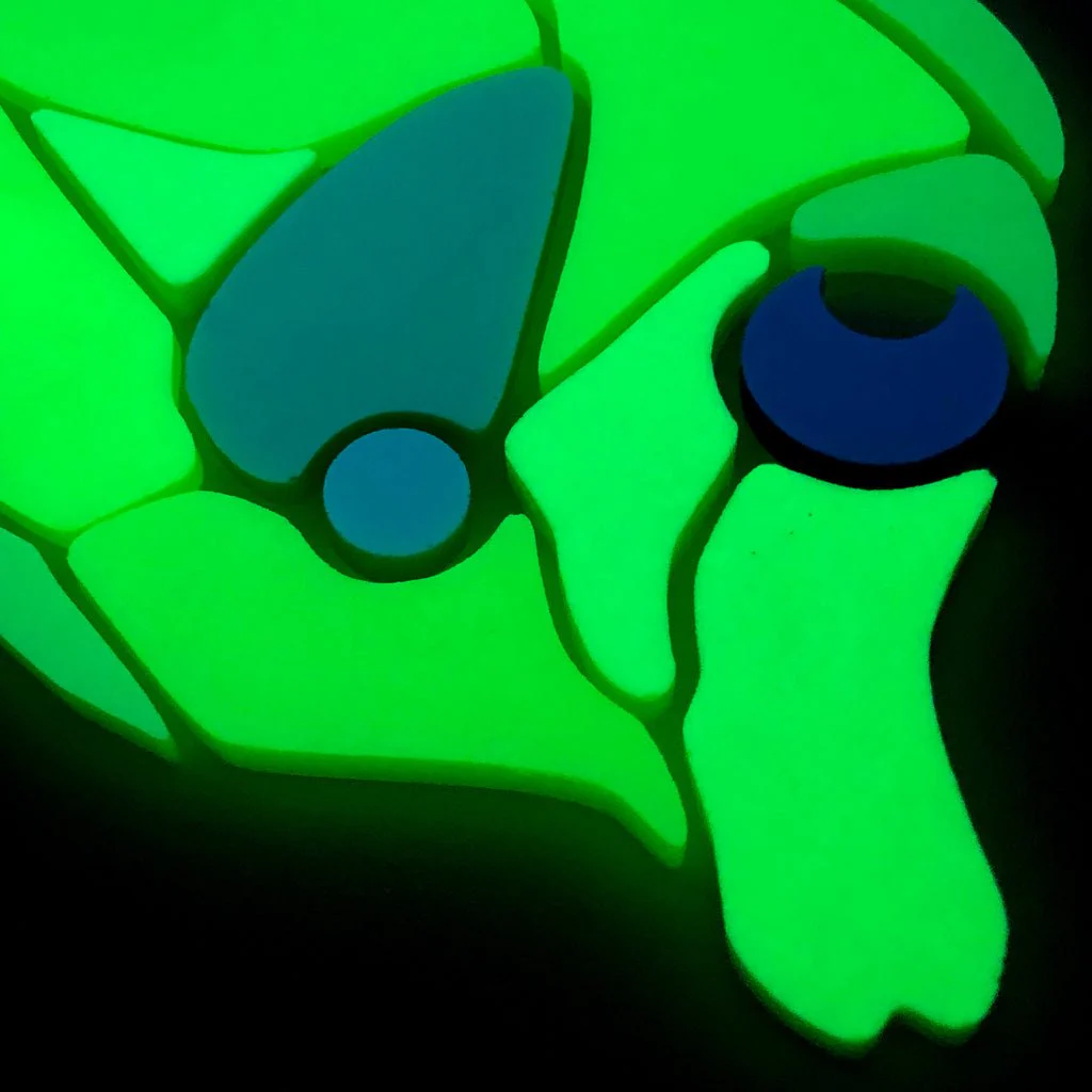Yellow Tang - Glow in the Dark Pool Mosaic - Image 4