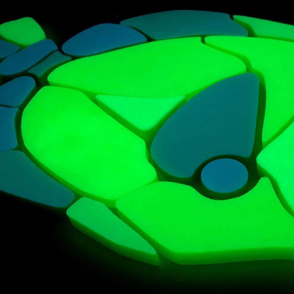 Yellow Tang - Glow in the Dark Pool Mosaic - Image 5
