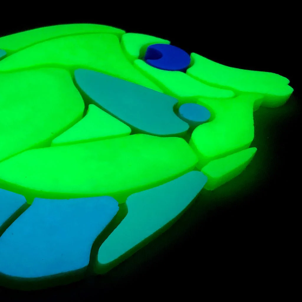 Yellow Tang - Glow in the Dark Pool Mosaic - Image 6