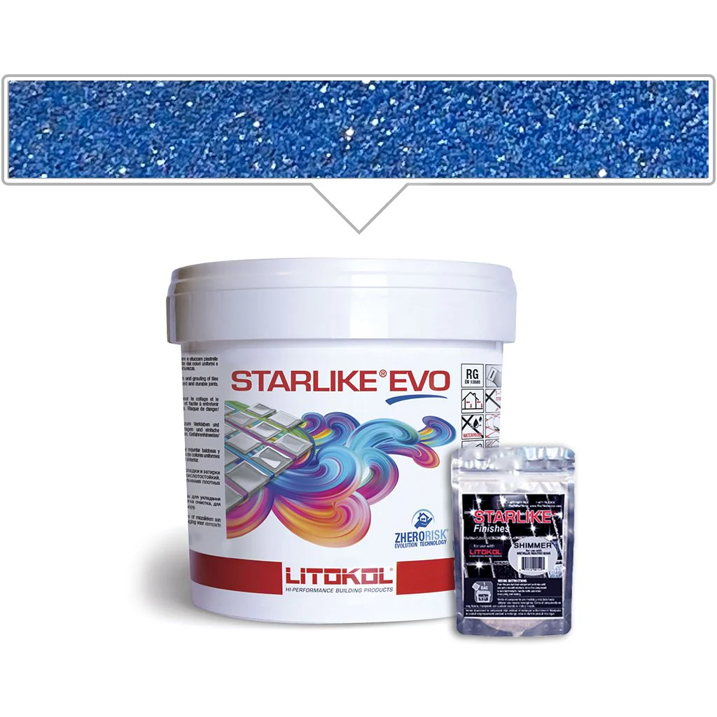 Blu Zaffiro EVO 350, 5.5lb Pail - Tile Grout - Image 3