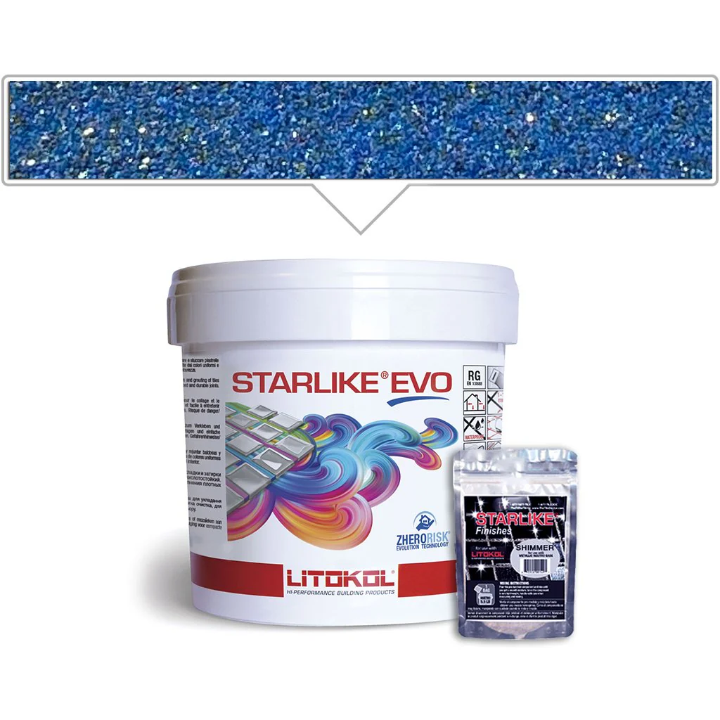 Blu Zaffiro EVO 350, 5.5lb Pail - Tile Grout - Image 4