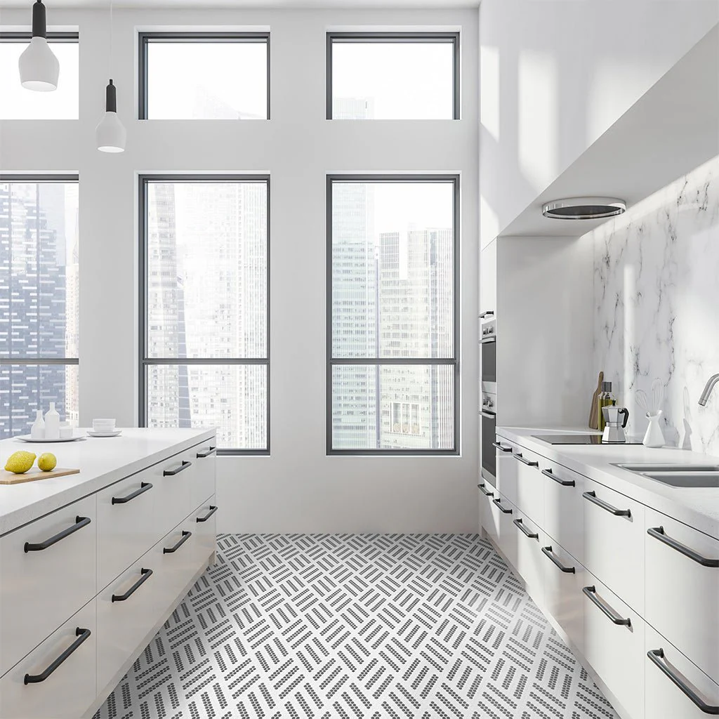 Zip, Hexagon Mosaic - Glass Tile - Image 2
